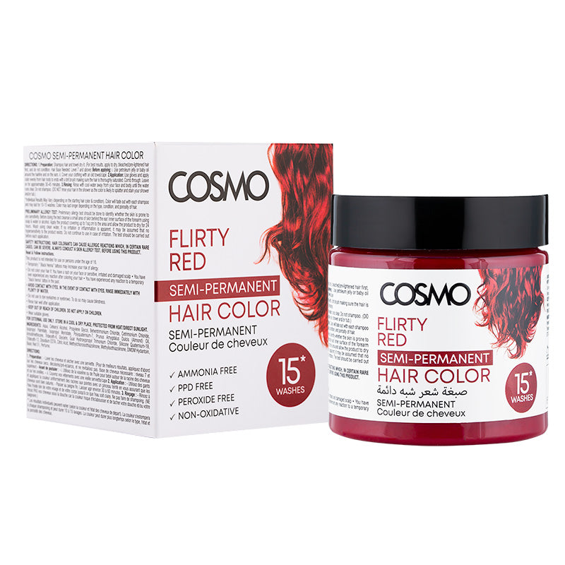 Semi-Permanent Hair Color Flirty Red